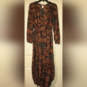 Floral Long Sleeve Dress